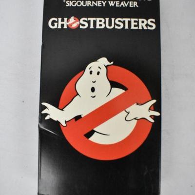 Ghostbusters Lot: VHS, Kids Book, Poster, and Trading Cards