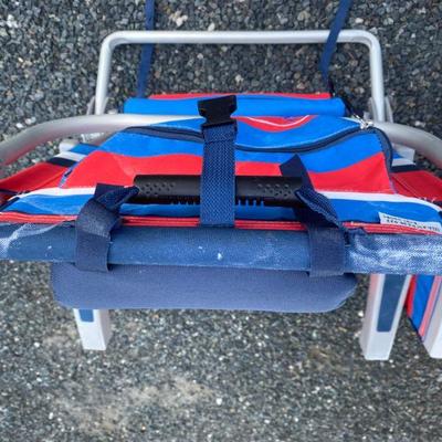 Lot # 578 Pair of Tommy Bahamas Backpack Chairs 