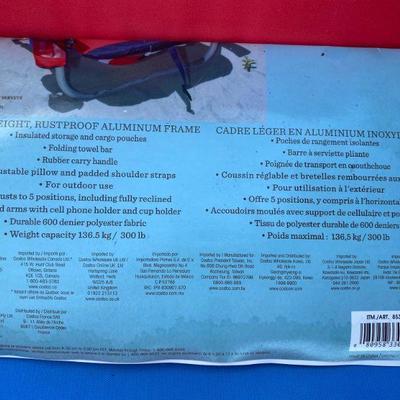 Lot # 578 Pair of Tommy Bahamas Backpack Chairs 