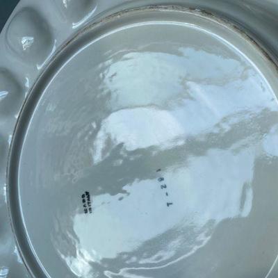 Lot # 584 Lot of Serving Platters and Copper Chafing Dish 