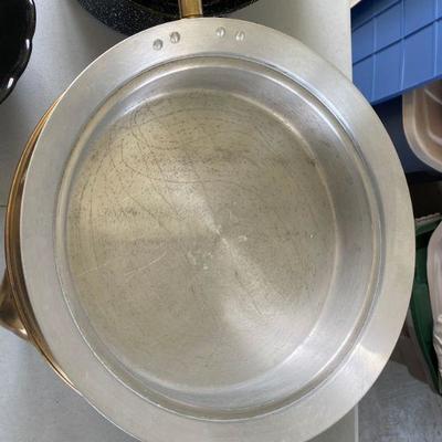 Lot # 584 Lot of Serving Platters and Copper Chafing Dish 