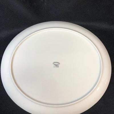 Simple Floral Oval Serving Platter