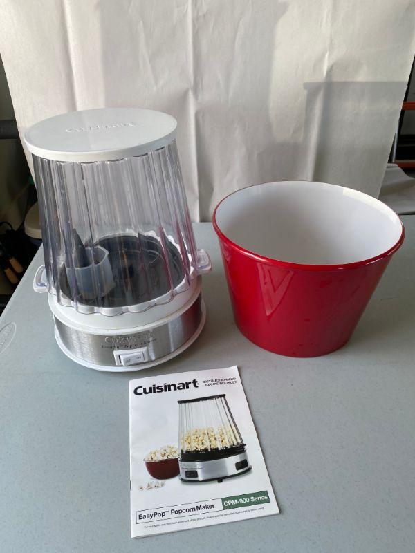 Lot 586 Cuisinart Popcorn Popper with Bowl