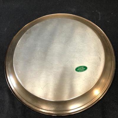Round Alvin Silverplate Serving Tray