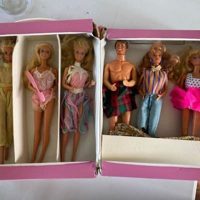 Lot # 588 Vintage Barbie Dolls with Miniature Doll House Furniture 
