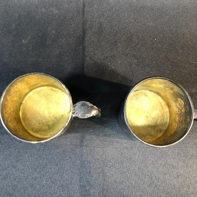 Silverplate Engraved Children's Cups