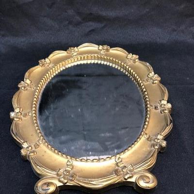 Gold Frame Vanity Table Mirror