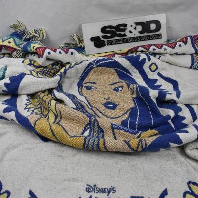 Disney Pocahontas Blanket approx 64