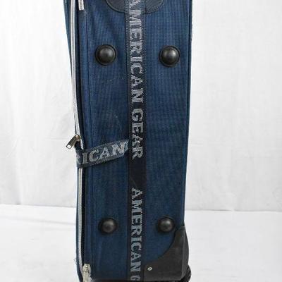 Dark Blue Suitcase by American Gear