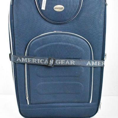 Dark Blue Suitcase by American Gear