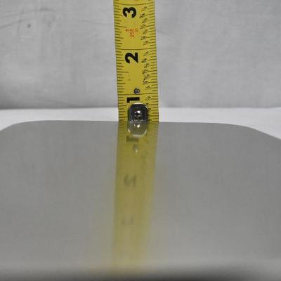 8 Slim Metal Containers 5.5" x 4 7/8" x 7/16"