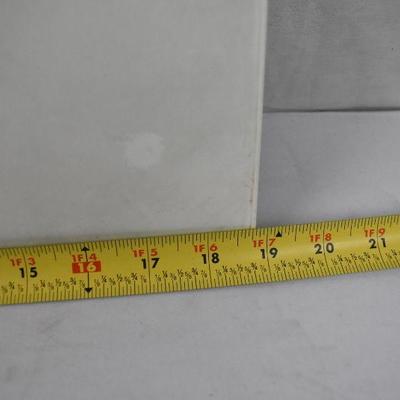 Plastic Lap Desk with Blue Fabric Backing