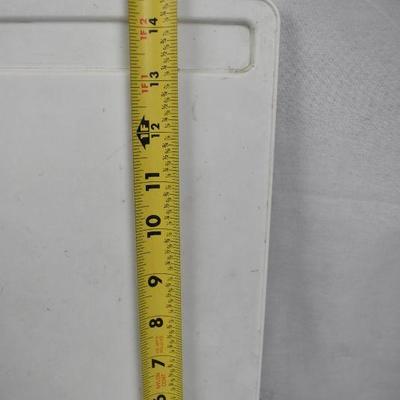 Plastic Lap Desk with Blue Fabric Backing