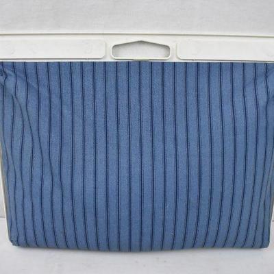 Plastic Lap Desk with Blue Fabric Backing