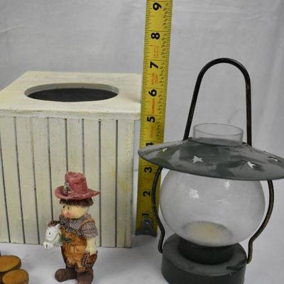 13 pc Outdoor Themed Decor: Fishing, Camping, etc