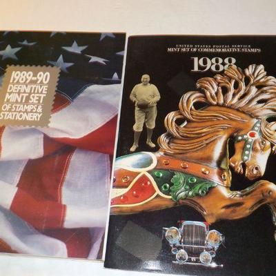1989 Definitive mint set and 1988 Commemorative Mint set.
