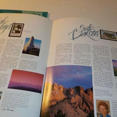 1990 Commentative Mint stamps and 1989 Commentative Mint stamps.