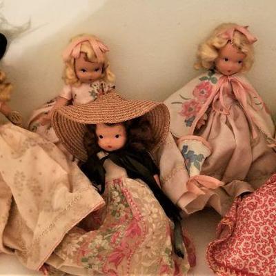 Lot #155  Lot of Nancy Ann Storybook Dolls - vintage