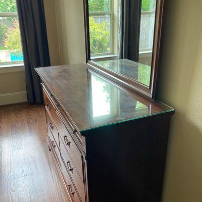 Vintage Hungerford Mahogany Double Dresser