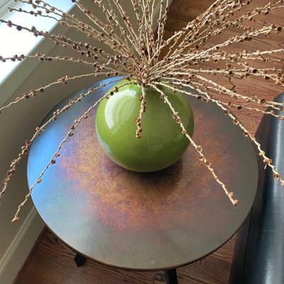 Large Copper-Top Crate&Barrel Side Table