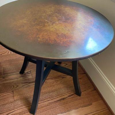 Large Copper-Top Crate&Barrel Side Table