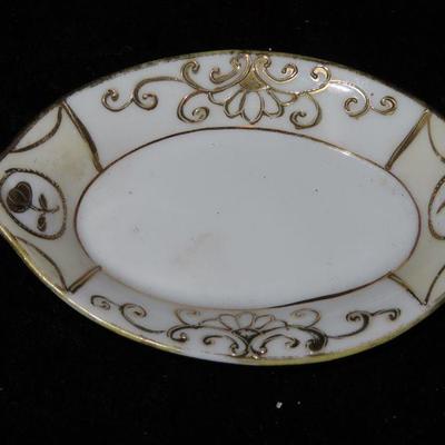 Nippon Hand Painted Salt Dish