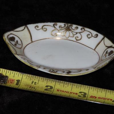 Nippon Hand Painted Salt Dish