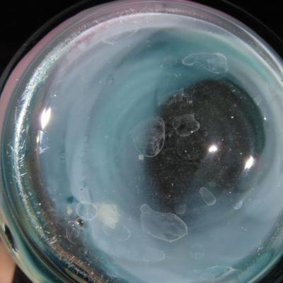 Slag glass creamer