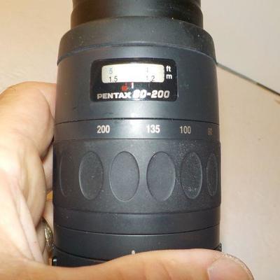 "Pentax Zoom Lens 80- 200 mm. super lens"