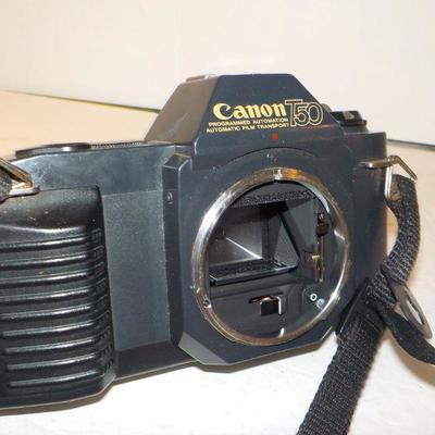 " Canon 35 mm. Camera T50 Programmed Auto with zoom lens"