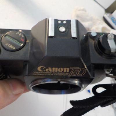 " Canon 35 mm. Camera T50 Programmed Auto with zoom lens"