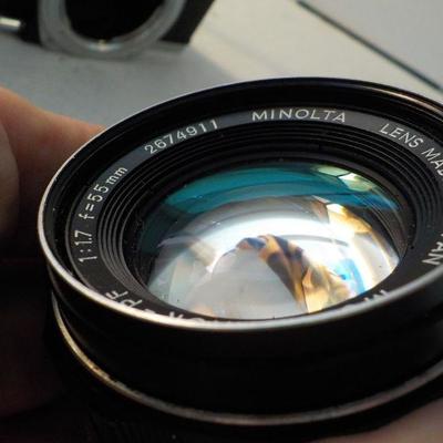 " Vintage Minolta 35 mm. SRT-101 Camera".