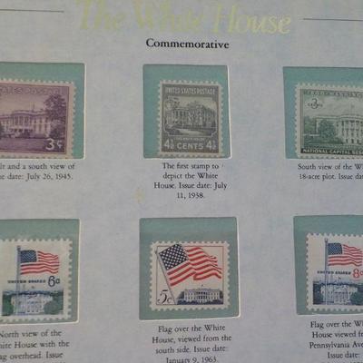 " 1980's Commenative Mint Stamps of our WHITE HOUSE USA"