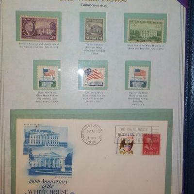 " 1980's Commenative Mint Stamps of our WHITE HOUSE USA"