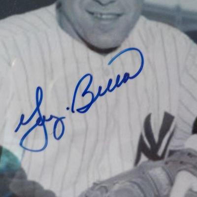 " Signed Autograph and picture Yogi Bear".