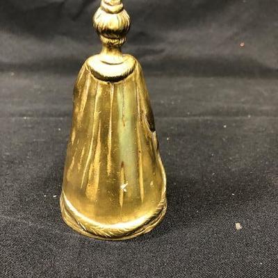 Brass Woman Figural Bell