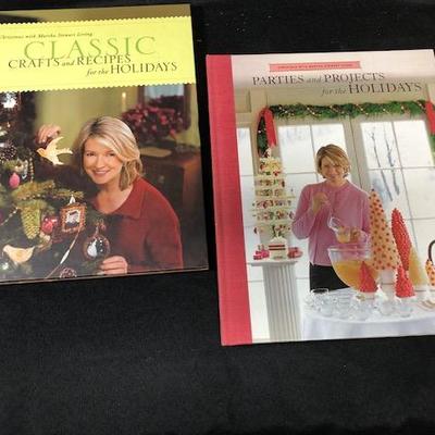 Pair of Martha Stewart Holiday Craft Project Books