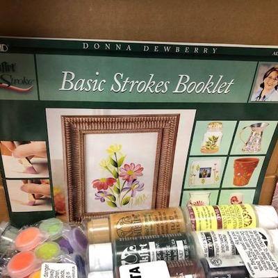 New in Box Donna Dewberry Basic Strokes Painting Kit