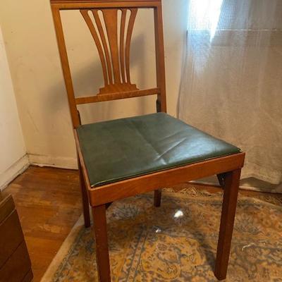 Vintage Wood Leg-o-Matic Folding Chair