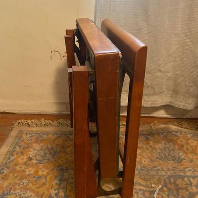 Vintage Wood Leg-o-Matic Folding Chair