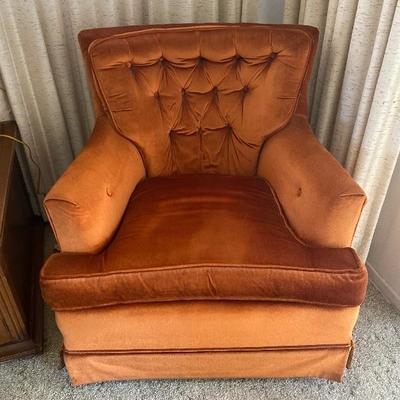 Burnt Orange Vintage Chair