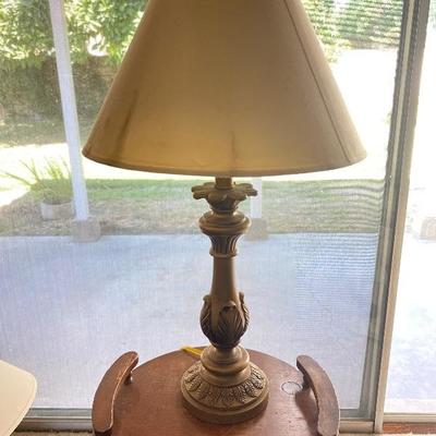Dark Gold Colored Table Lamp