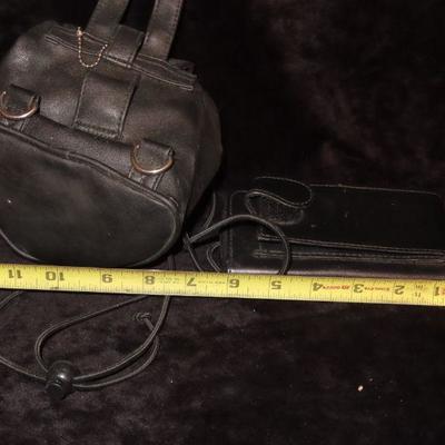 2 black small purses