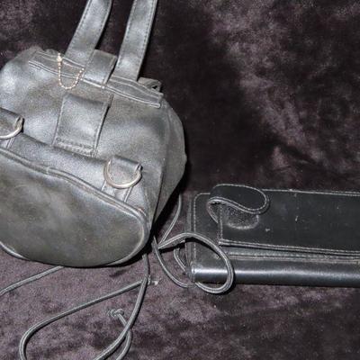 2 black small purses