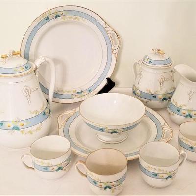 Lot #161  Beautiful Antique Old Paris Tea Set - mid 19th century