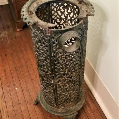 Lot #162  Cast Iron Stove Cover - very heavy