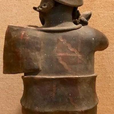 Pre-Columbian Style Decorative Warrior Figure (Reproduction)