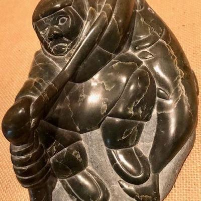 Inuit Stone Carving Sculpture