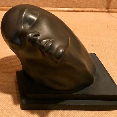Bust of Woman's Head by Sculptor Yucca Salamunich