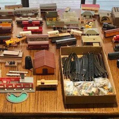 Lot of Vintage Trains, Tracks, Accessories, and Transformers